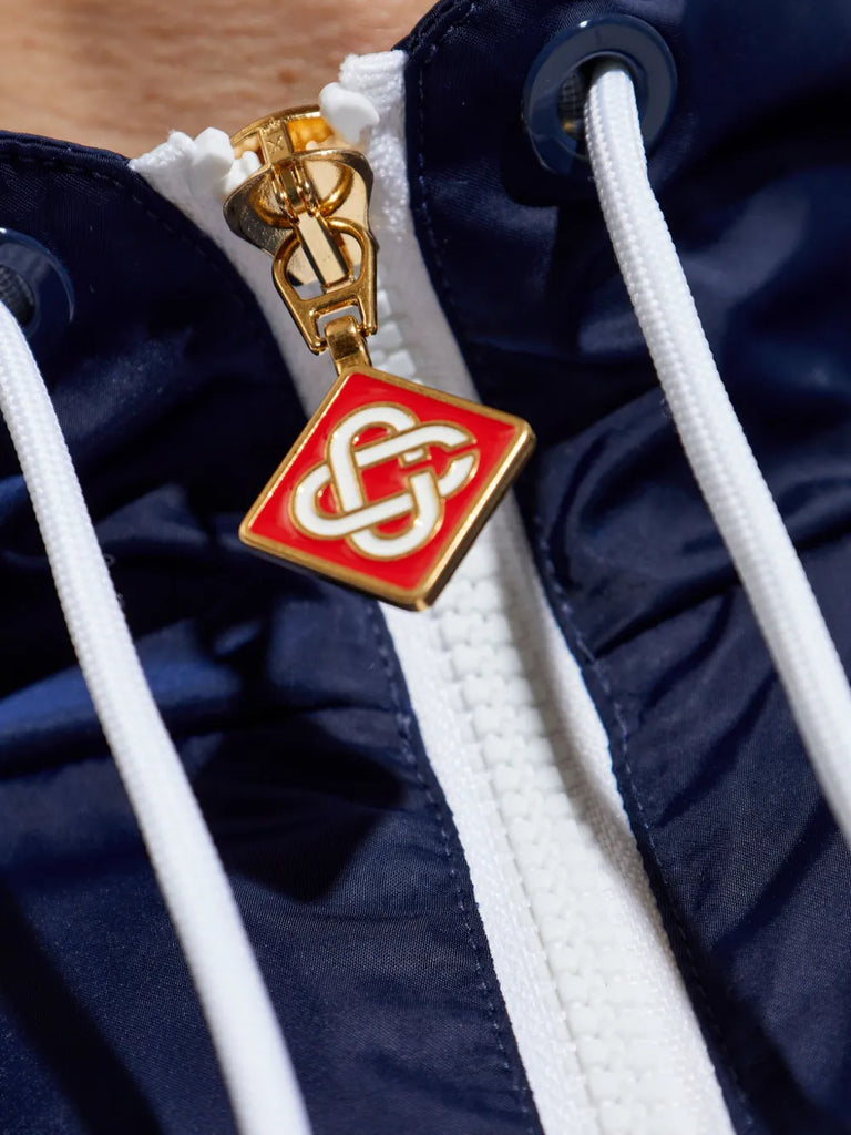 Trainingsjacke mit Nadelstreifenmuster 