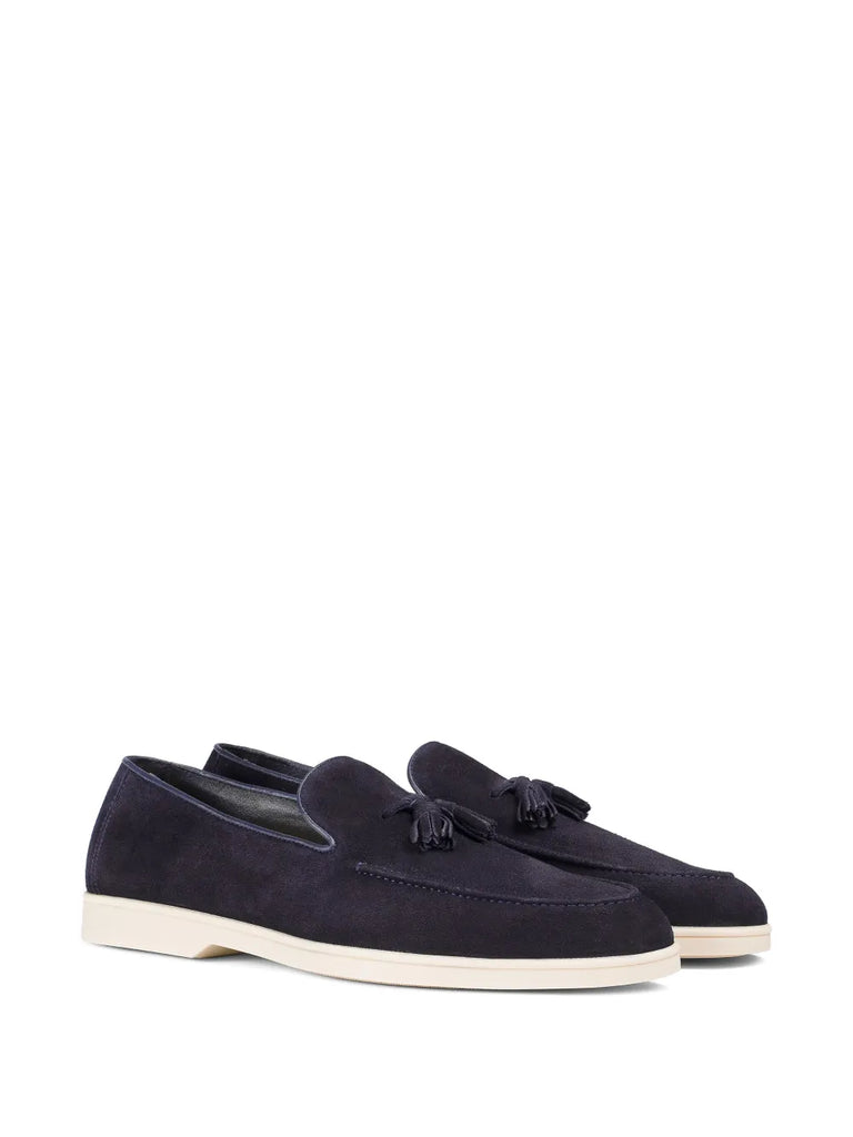 tassel suede loafers