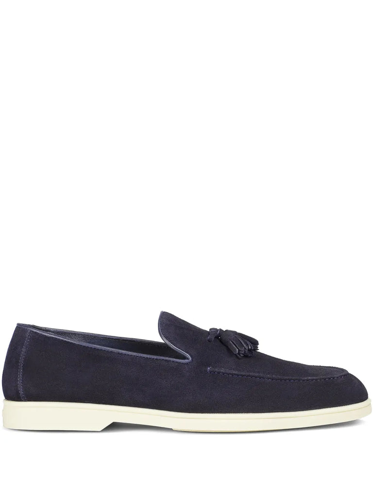 tassel suede loafers
