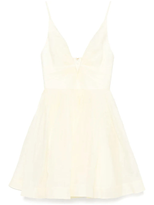 Illuminate V-neck mini dress
