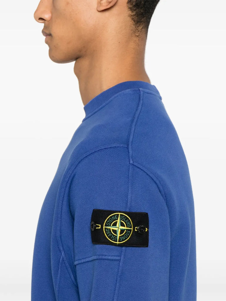 Sweatshirt mit Kompass-Aufnäher 