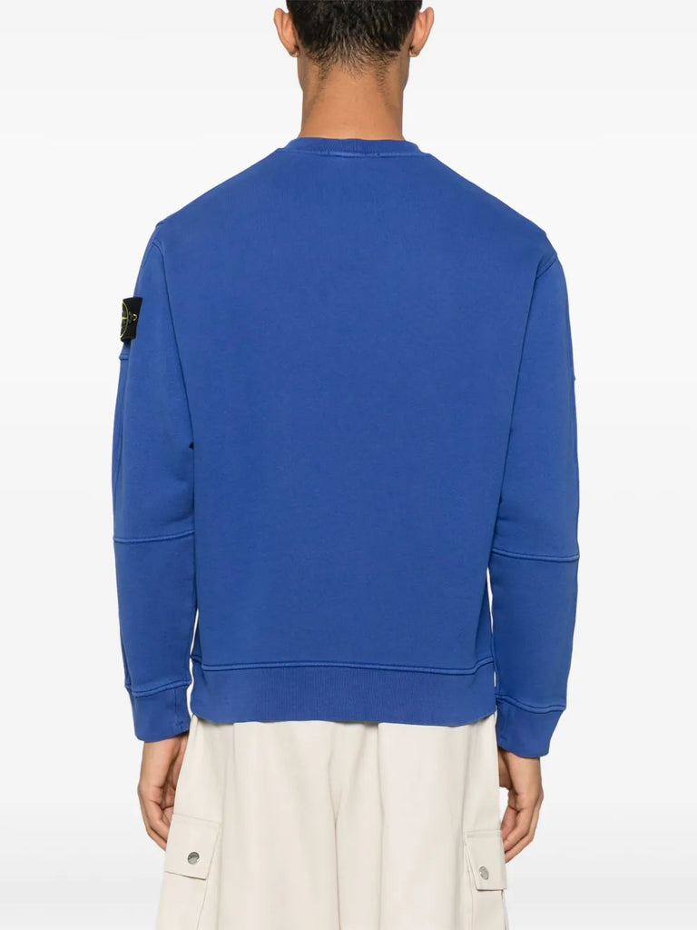 Sweatshirt mit Kompass-Aufnäher 