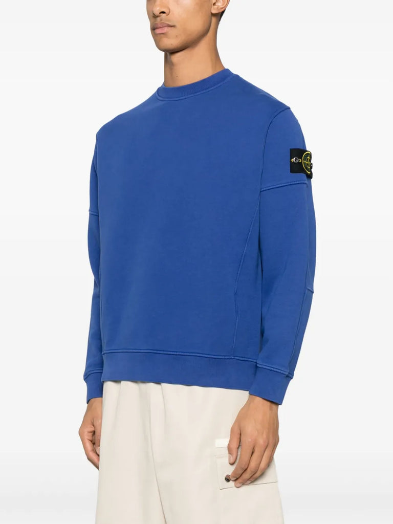 Sweatshirt mit Kompass-Aufnäher 