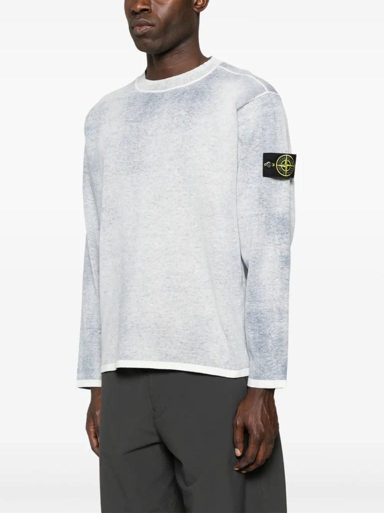 mélange-effect sweater