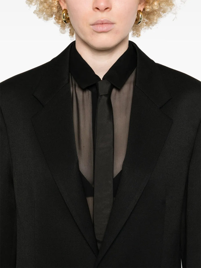 single-breasted blazer