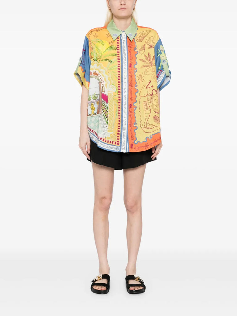 surrealist summer shirt