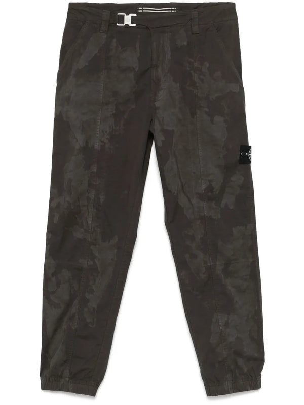 Compass-badge trousers