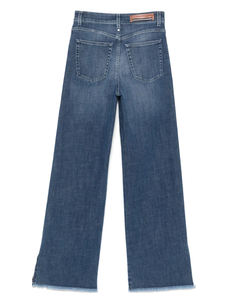 straight-leg jeans