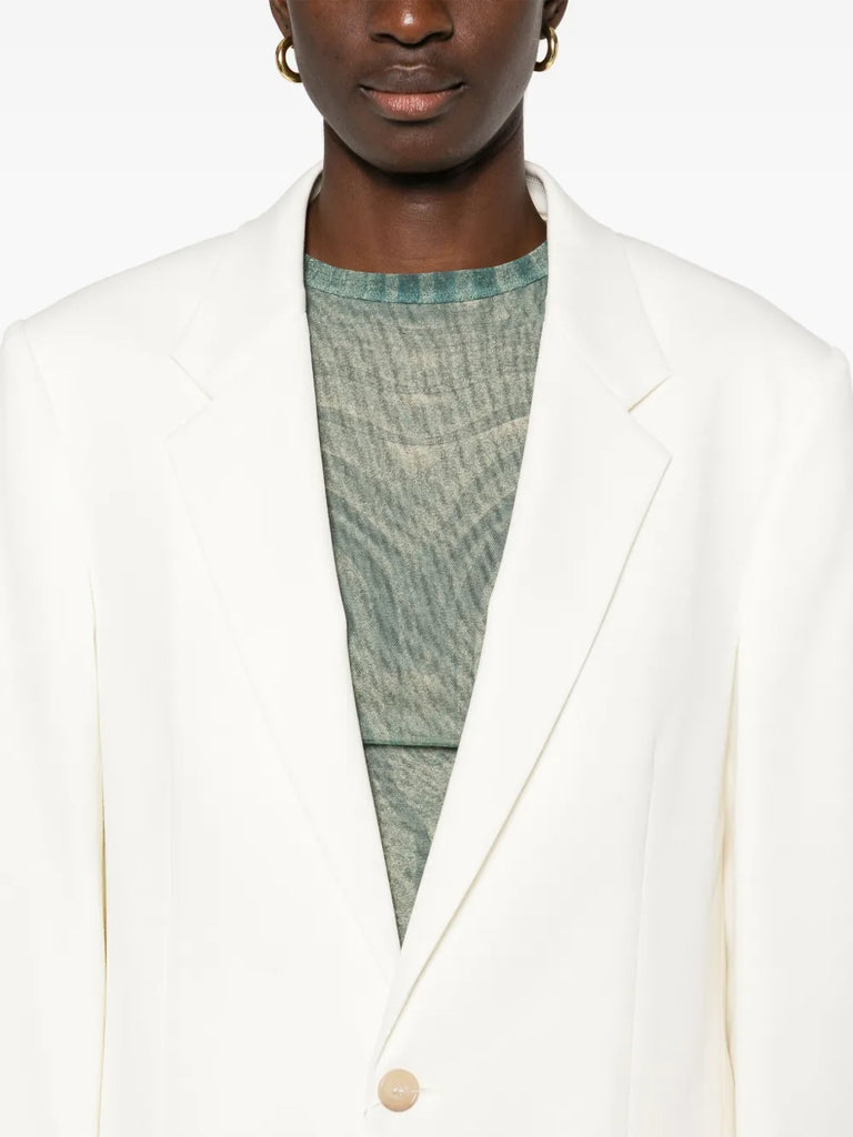 twill blazer