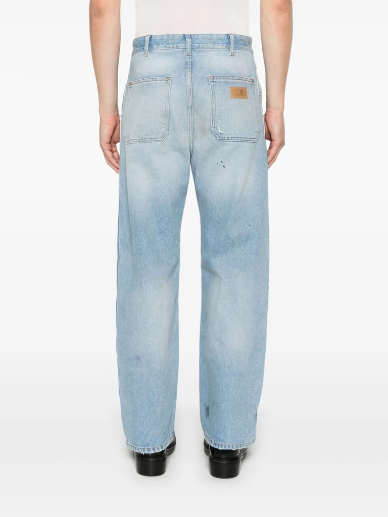 distressed jeans