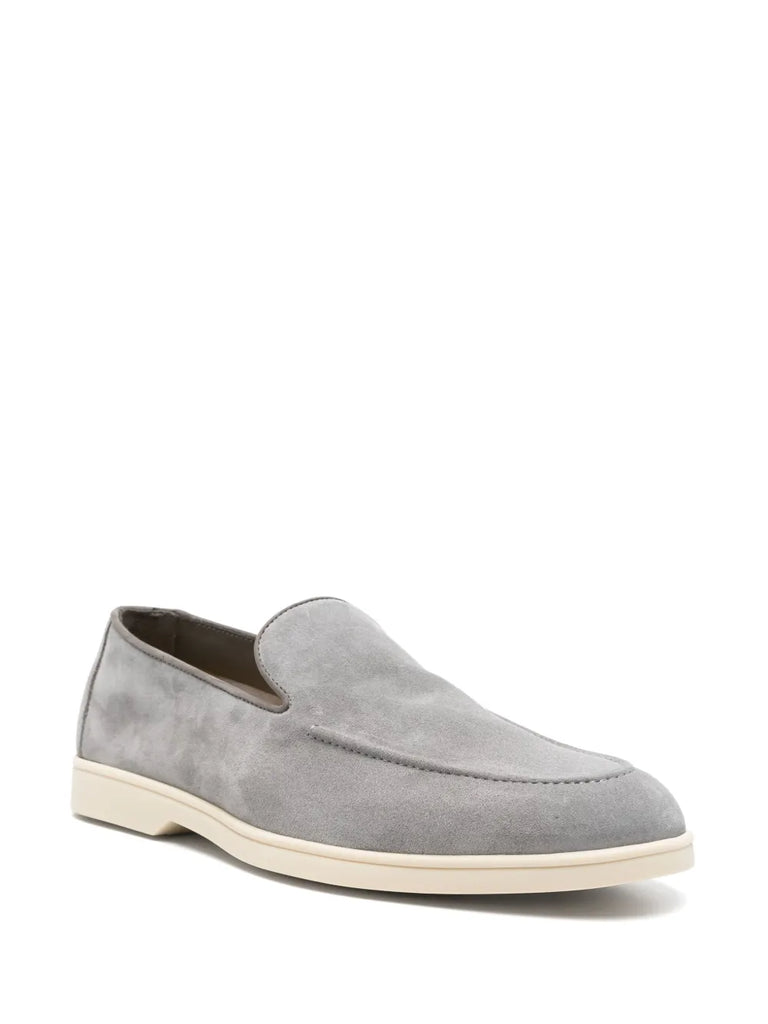 almond-toe loafers