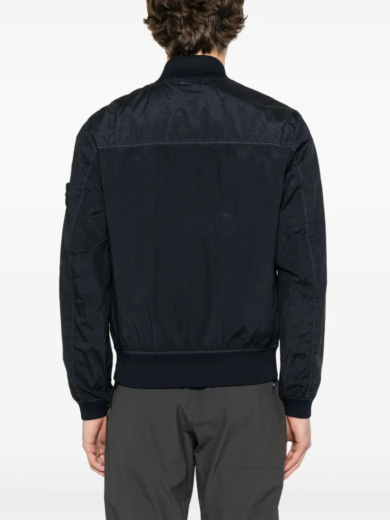 Compass-badge bomber jacket