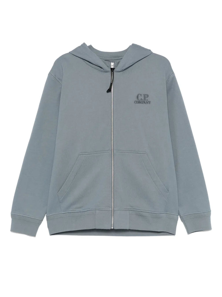 fleece zip-up hoodie