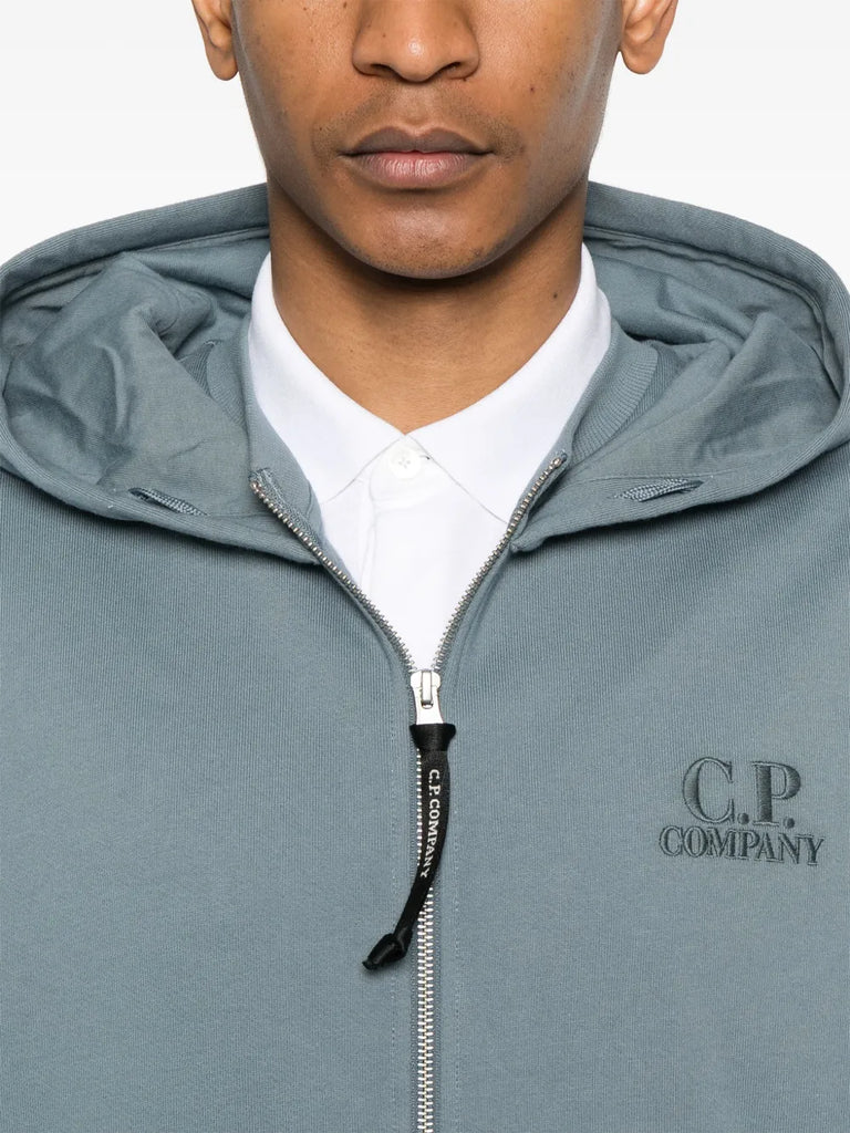 fleece zip-up hoodie