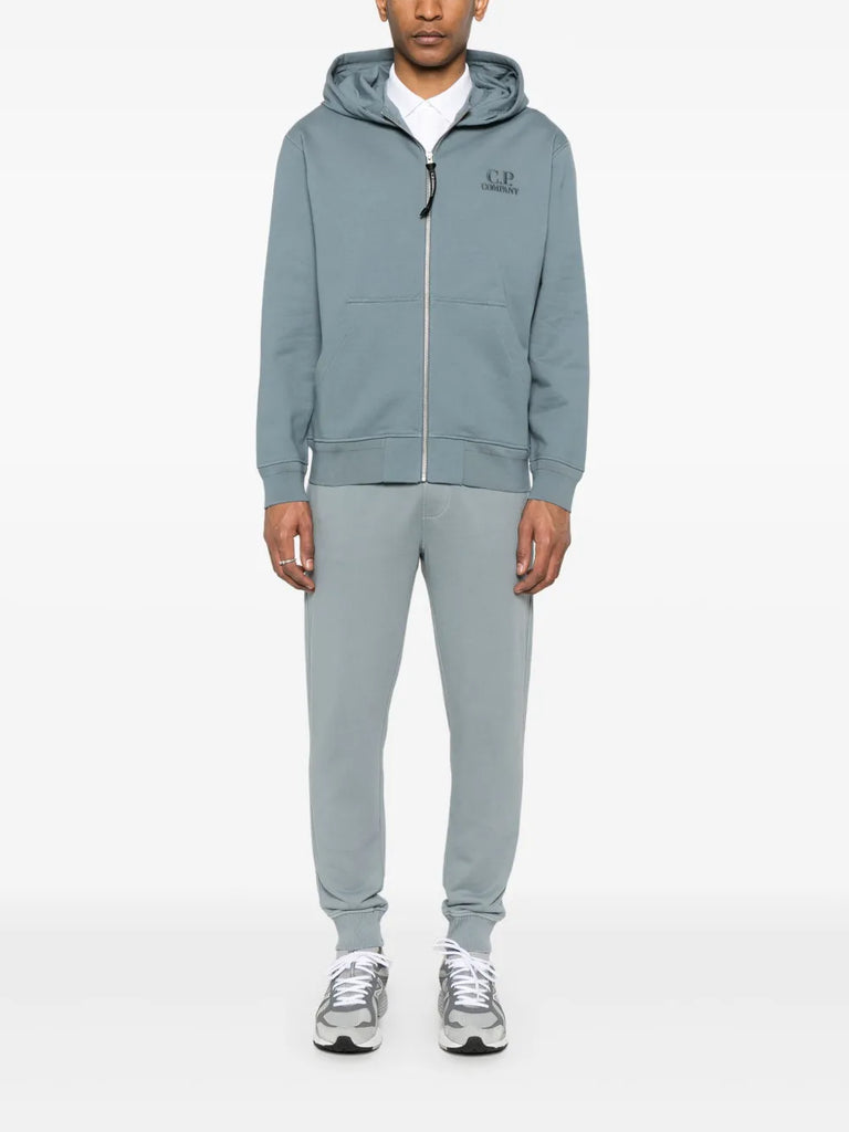 fleece zip-up hoodie