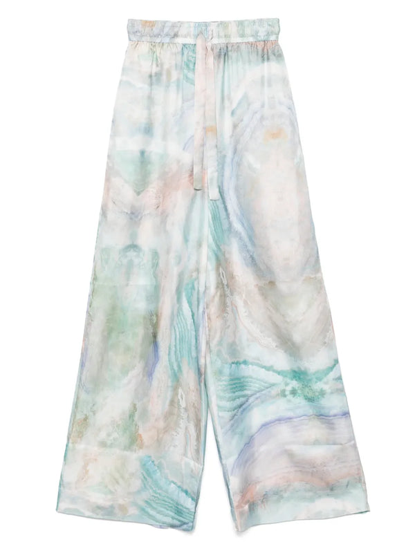 The Illuminate wide-leg trousers
