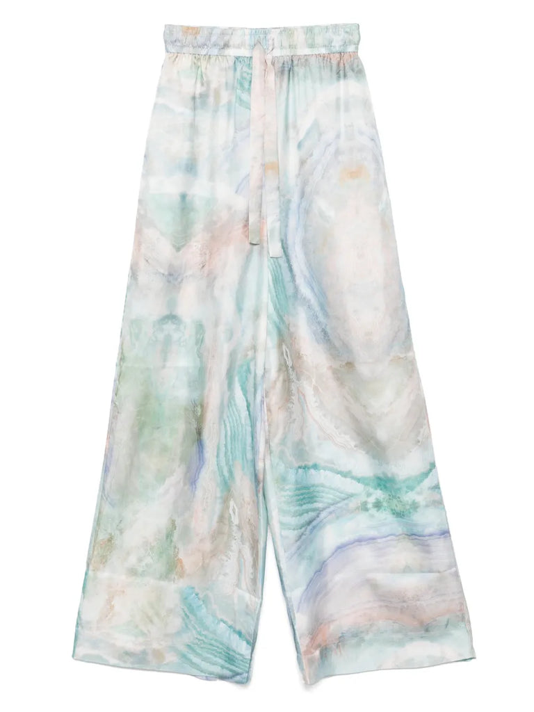 The Illuminate wide-leg trousers