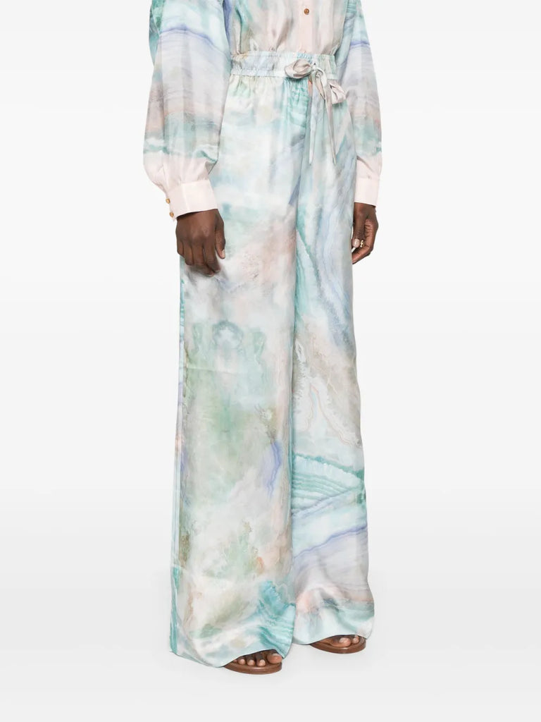 The Illuminate wide-leg trousers