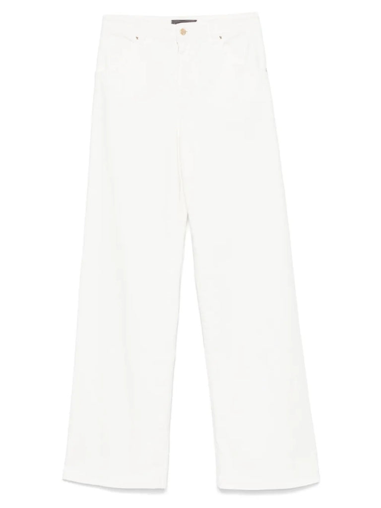 logo-patch jeans