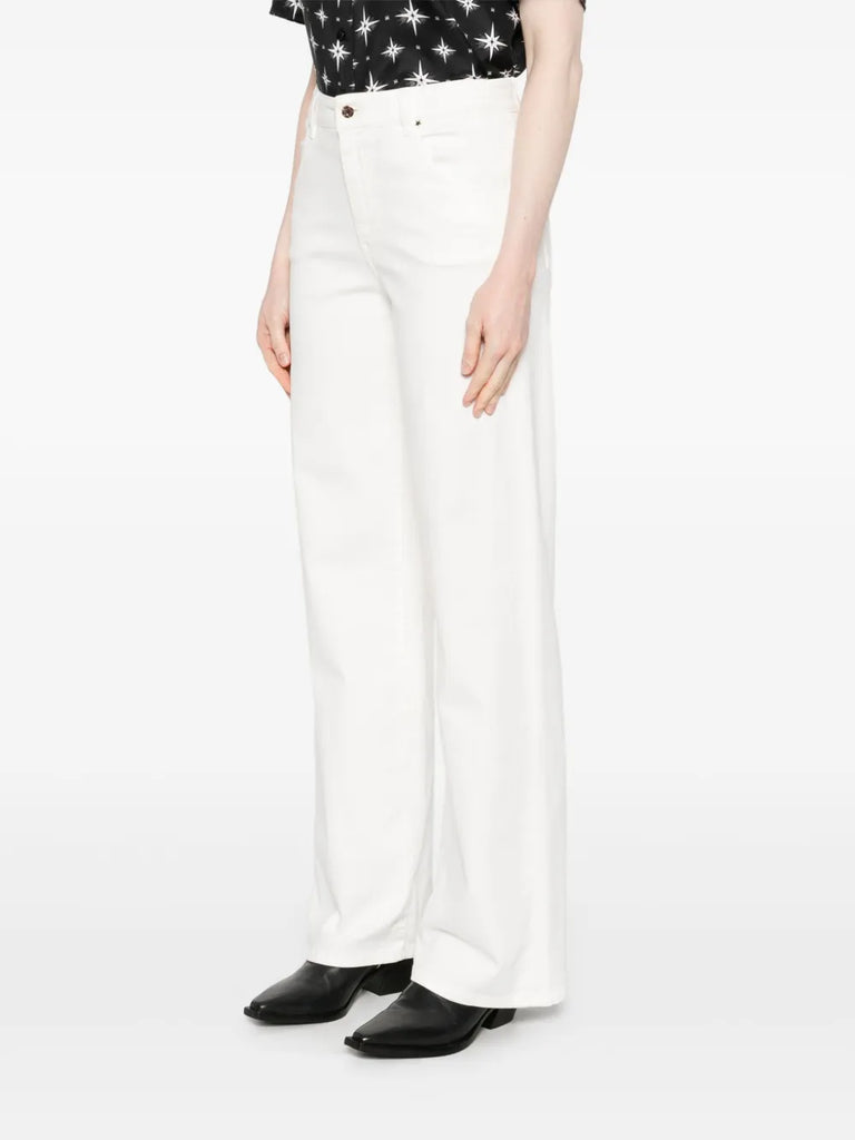 logo-patch jeans