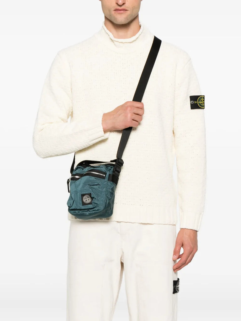 Compass-patch messenger bag