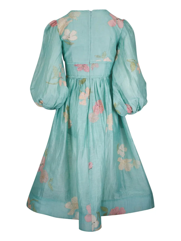 floral-print dress