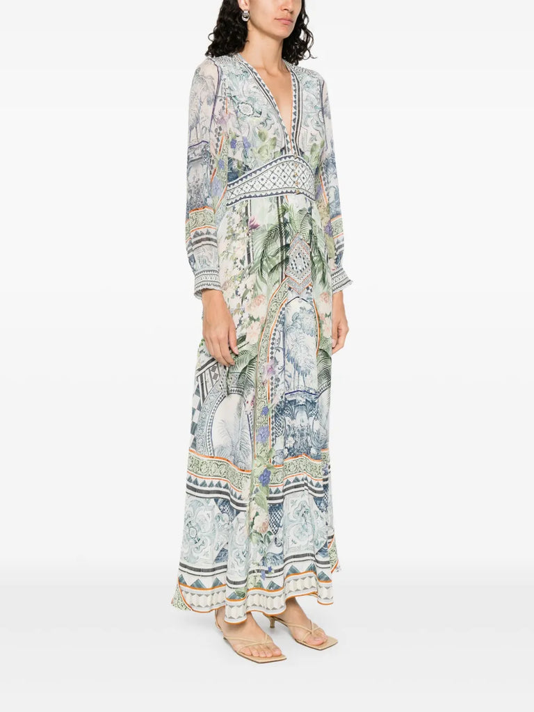 Jardim Party maxi dress