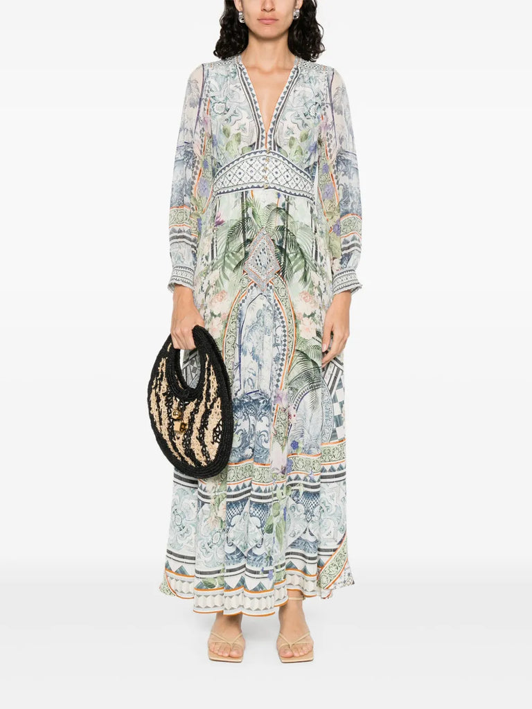 Jardim Party maxi dress
