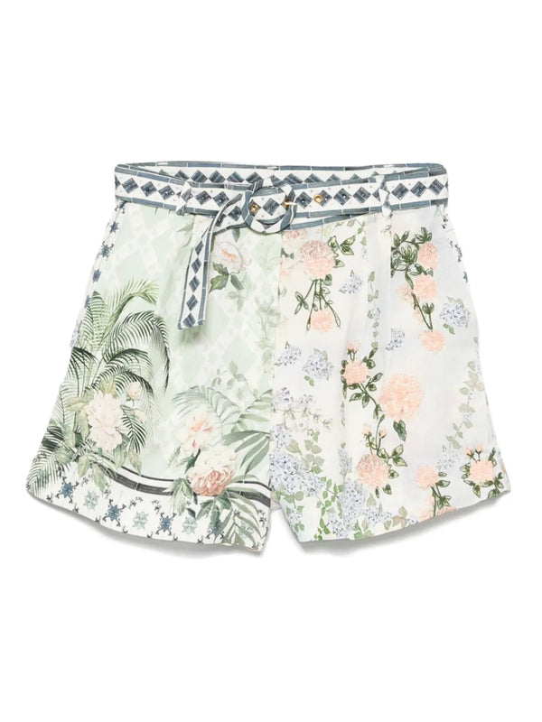 pleated shorts
