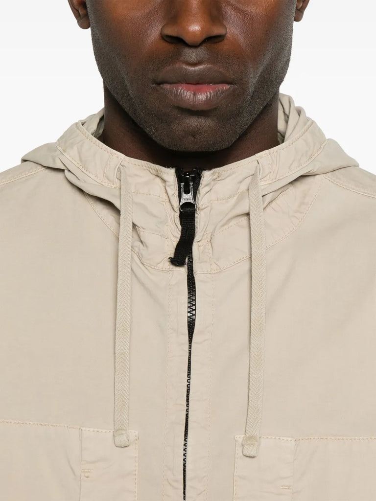Compass-badge jacket