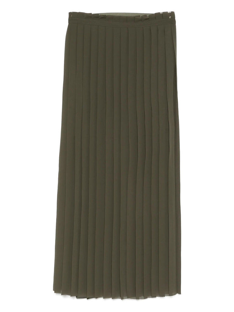 Pleated midi skirt