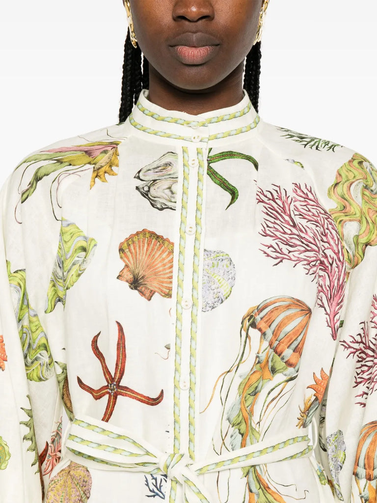 Sea Horse midi dress