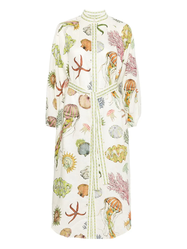 Sea Horse midi dress