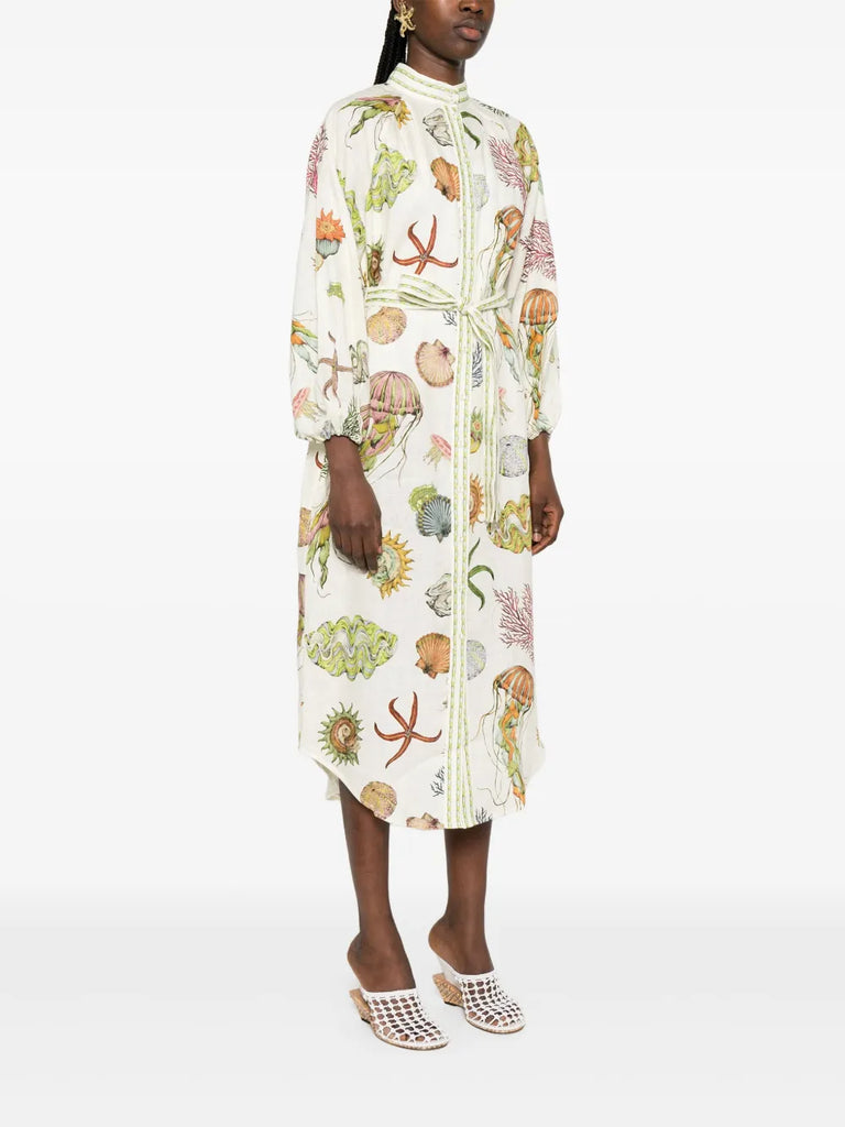 Sea Horse midi dress