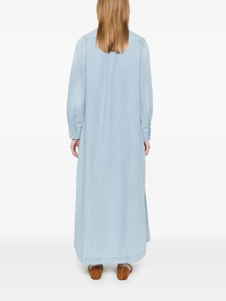 denim maxi dress