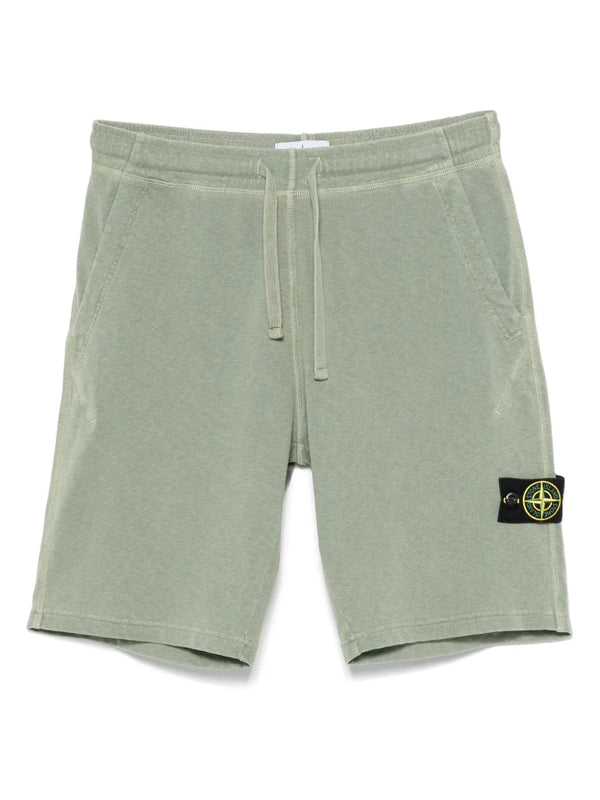 Compass-badge track shorts