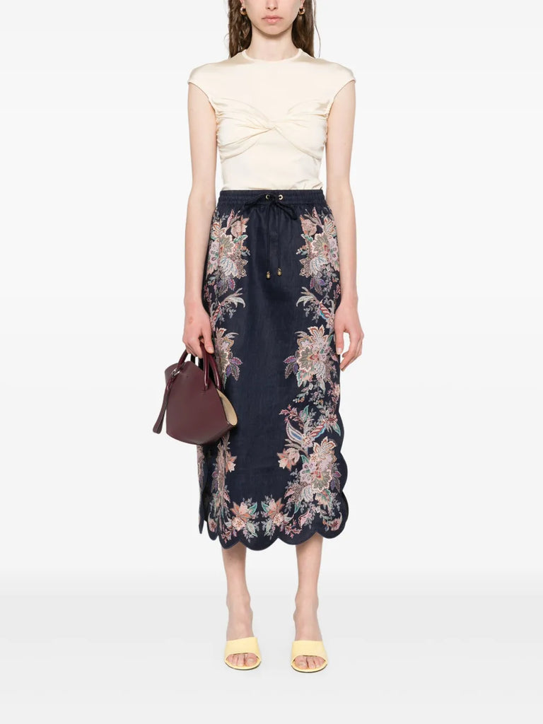 Rhiannon midi skirt