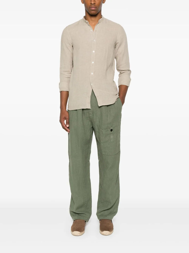 linen trousers