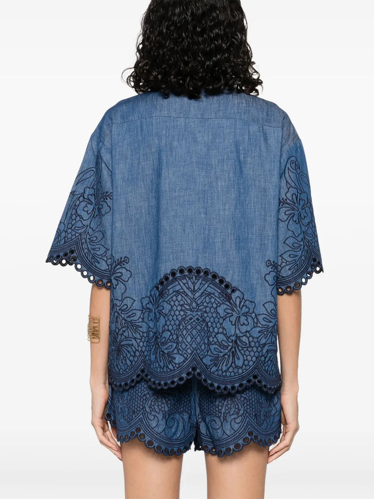 embroidered shirt