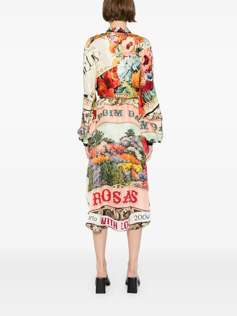 Aromatic Amor midi dress