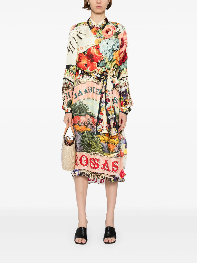 Aromatic Amor midi dress