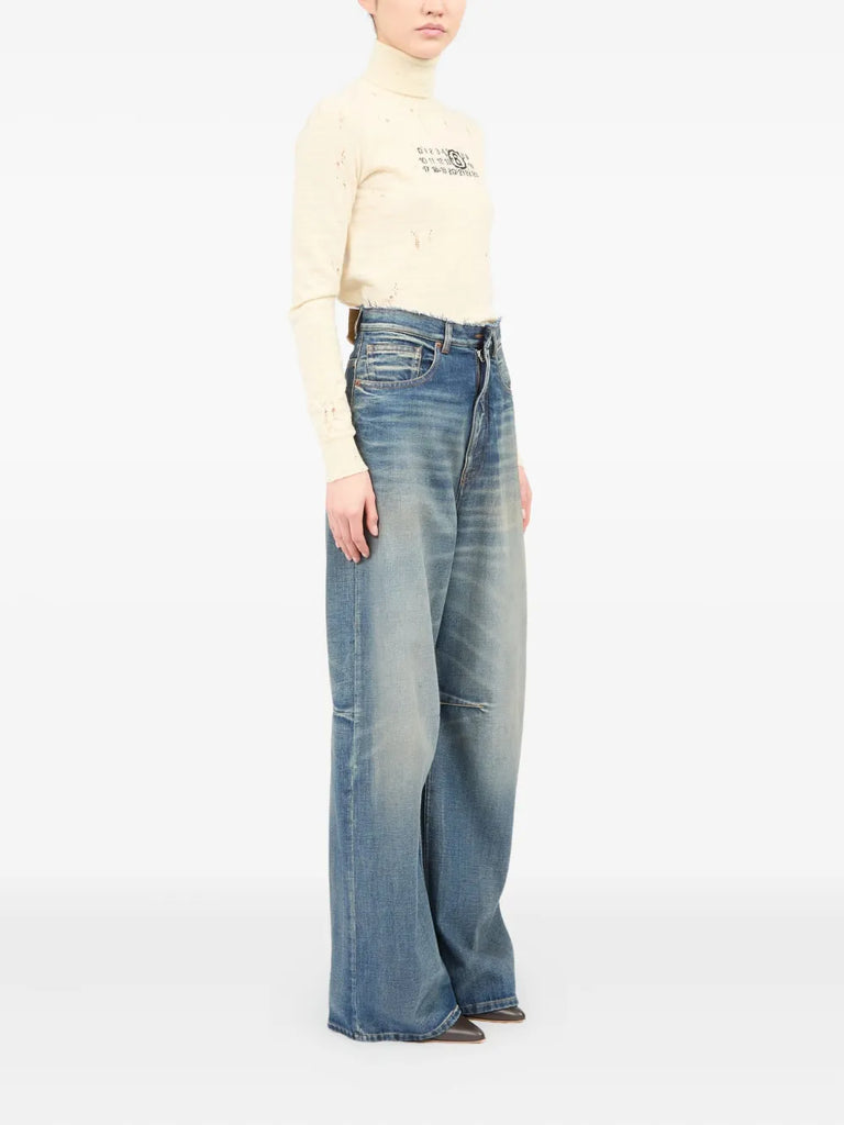 wide-leg jeans