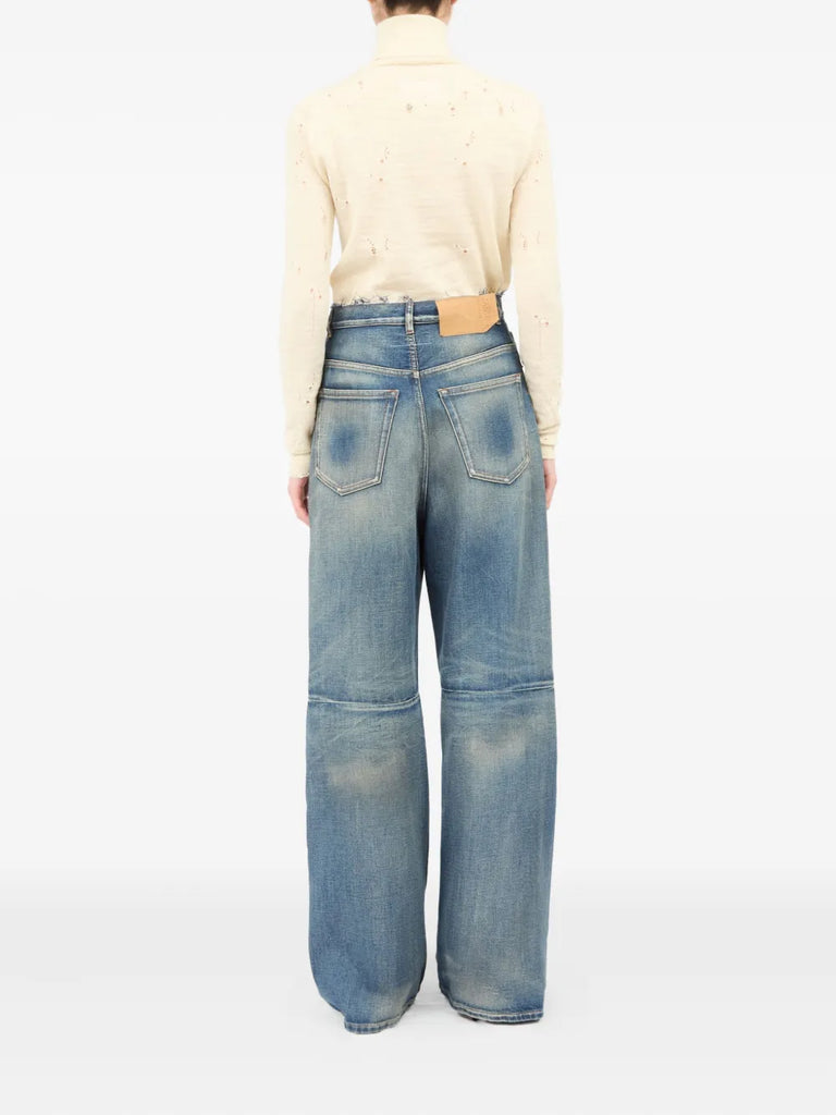 wide-leg jeans