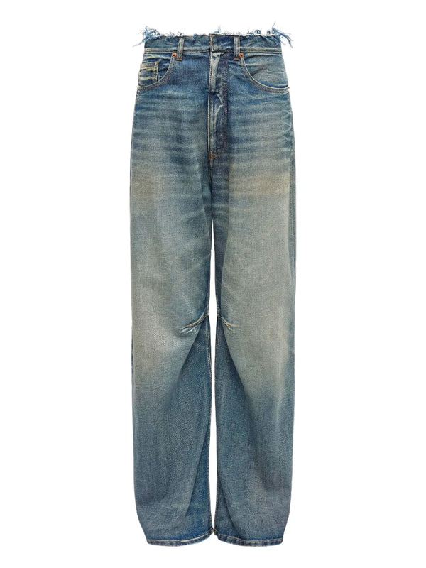 wide-leg jeans