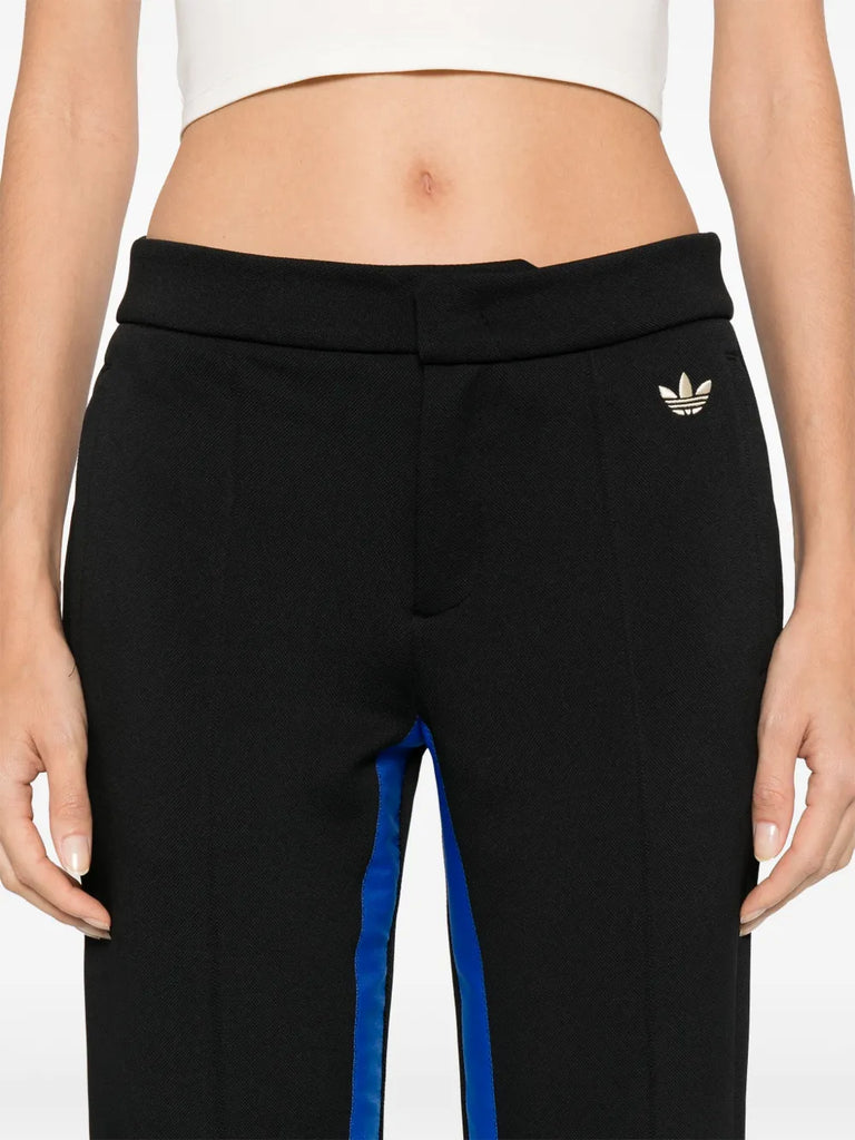 piqué-weave trousers