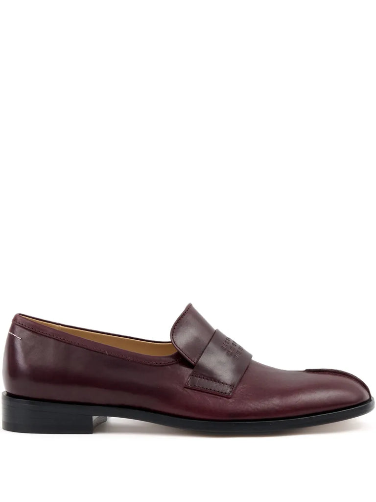 leather loafers