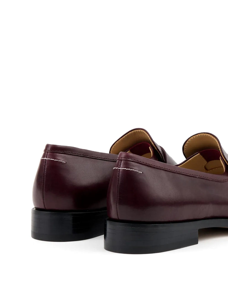 leather loafers