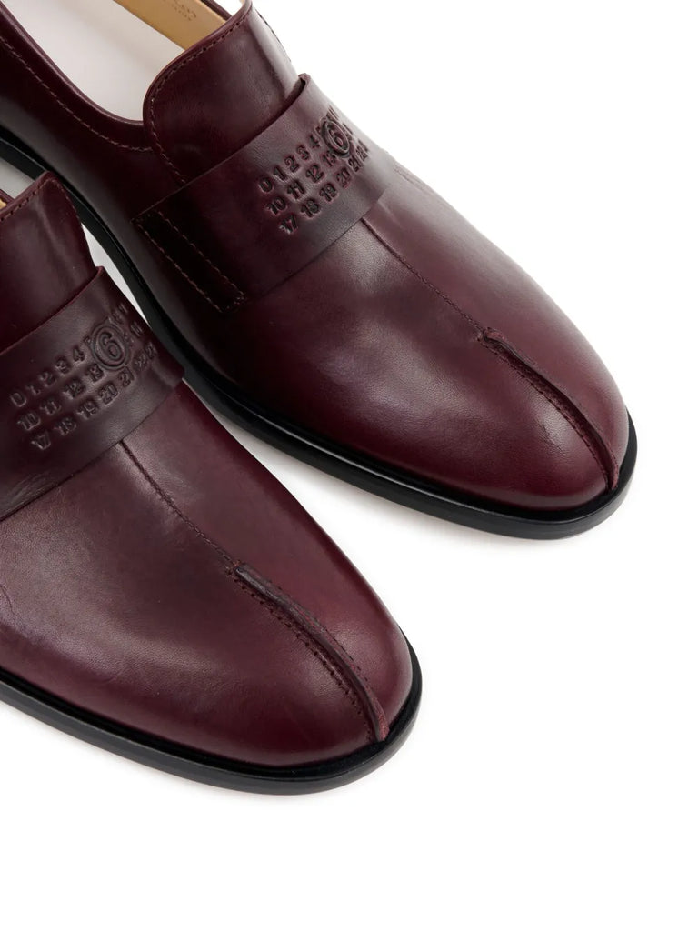 leather loafers