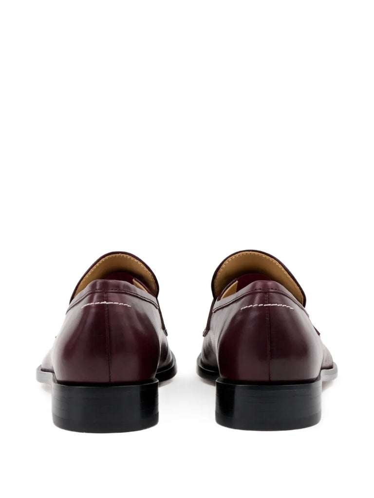 leather loafers