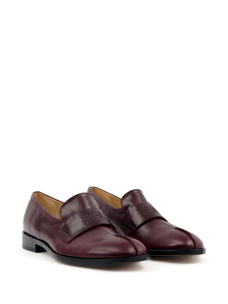 leather loafers